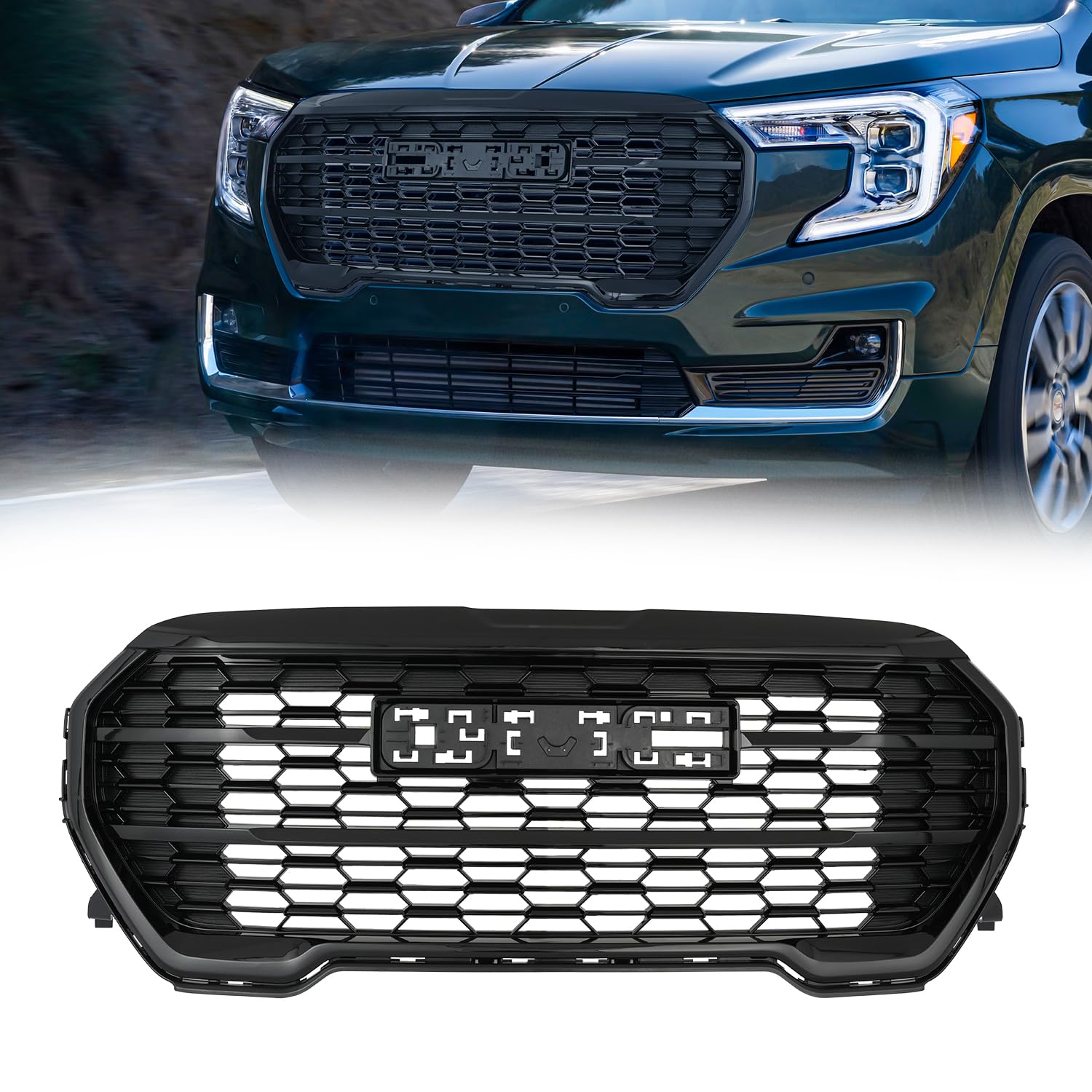 Amazon.com: KARPAL Front Upper Grille Fit for 2022-2024 GMC